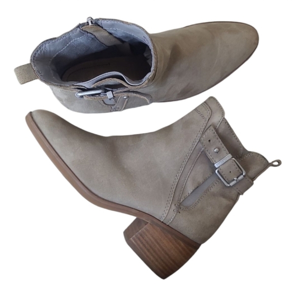 Lucca Lane Meyna Taupe Suede Ankle Boots – Size 7 - Picture 10 of 15